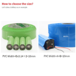 Heat Shrink Lithium Battery Pack LiFePO4 Li-ion Wrap Cover PVC 18650 - Gambar 2