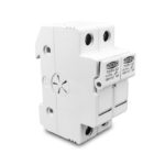 DC Fuse Holder Solar PV 2P 1000V TOMZN TOPV-32 Rumah Sekring 10x38mm - Gambar 2