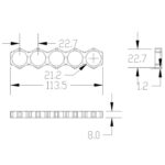 Battery Spacer 21700 Tray 21.2mm 21.7mm Bracket - Gambar 4