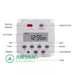 Timer Weekly Digital AC 220V DC 12V 24V CN101A Countdown Switch timer Relay - Gambar 3