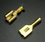 Skun Gepeng Terminal Male Female Spade Konektor Crimping Terminal - Gambar 3
