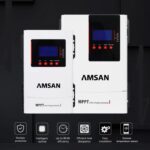 MPPT AMSAN AE Series 60A 100A 30A SCC Solar Charge Controller PV 150V
