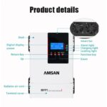 MPPT AMSAN AE Series 60A 100A 30A SCC Solar Charge Controller PV 150V - Gambar 5