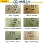 SCC MPPT Solar 60A 30A Charge Controller 12V 24V Cell Panel Surya - Gambar 2