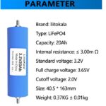 LiitoKala 3.2V 20Ah lifepo4 battery 3.2V Cells for diy 12V 24V 48V e-bike e-scooter power tools Battery pack - Gambar 5