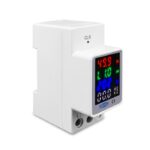 TOMZN 4IN1 din rail AC 220V 100A Voltage Current KWH Electric energy monitor meter VOLT AMP voltmeter ammeter Wattmeter TOVA2-100 - Gambar 2