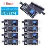 IIC I2C LCD Display Adapter Module LCD1602 2004 IIC Serial Interface Board 5V for Arduino Robort Parts PCF8574