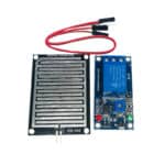 Sensor Hujan Rain water sensor module + DC 5V 12V Relay Control Module Rain Sensor Water Raindrops Detection Module for Arduino robot kit - Gambar 2