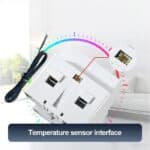KWS-302WF WiFi 8in1 Din Rail Multi-function Watt Meter kWh Volt AC 63A - Gambar 3