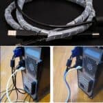 Kabel Spiral Wrapping Band Pelindung Kabel PE Harness Cable Protection Sheath Conduit Winding Sleeve Insulation High-temperature Resistant Automobile Mechanical Circuit - Gambar 4
