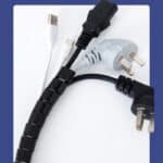 Kabel Spiral Wrapping Band Pelindung Kabel PE Harness Cable Protection Sheath Conduit Winding Sleeve Insulation High-temperature Resistant Automobile Mechanical Circuit - Gambar 2