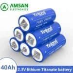 Yinlong 2.3V 40Ah LTO Battery 66160 10C Discharge Lithium Titanate Battery Low-Temperature Resistant Battery