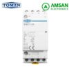 Kontaktor 2NC2NO TOMZN TOCT1 4P 25A 2NO 2NC 220V Din Rail Kontaktor