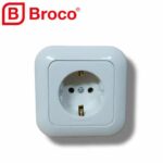 Stop Kontak BROCO GALLEO G151-55S Putih/ Stop Kontak tanam - Gambar 2
