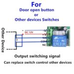 433Mhz Universal Wireless Remote Control Switch DC 12V Relay Receiver Module RF Transmitter 433 Mhz Remote Controls - Gambar 5