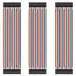 Dupont Jumper 1LMBAR 40PCS 10CM,20CM,30CM Male to Male + Female to Male + Female to Female Dupont Cable for arduino DIY KIT